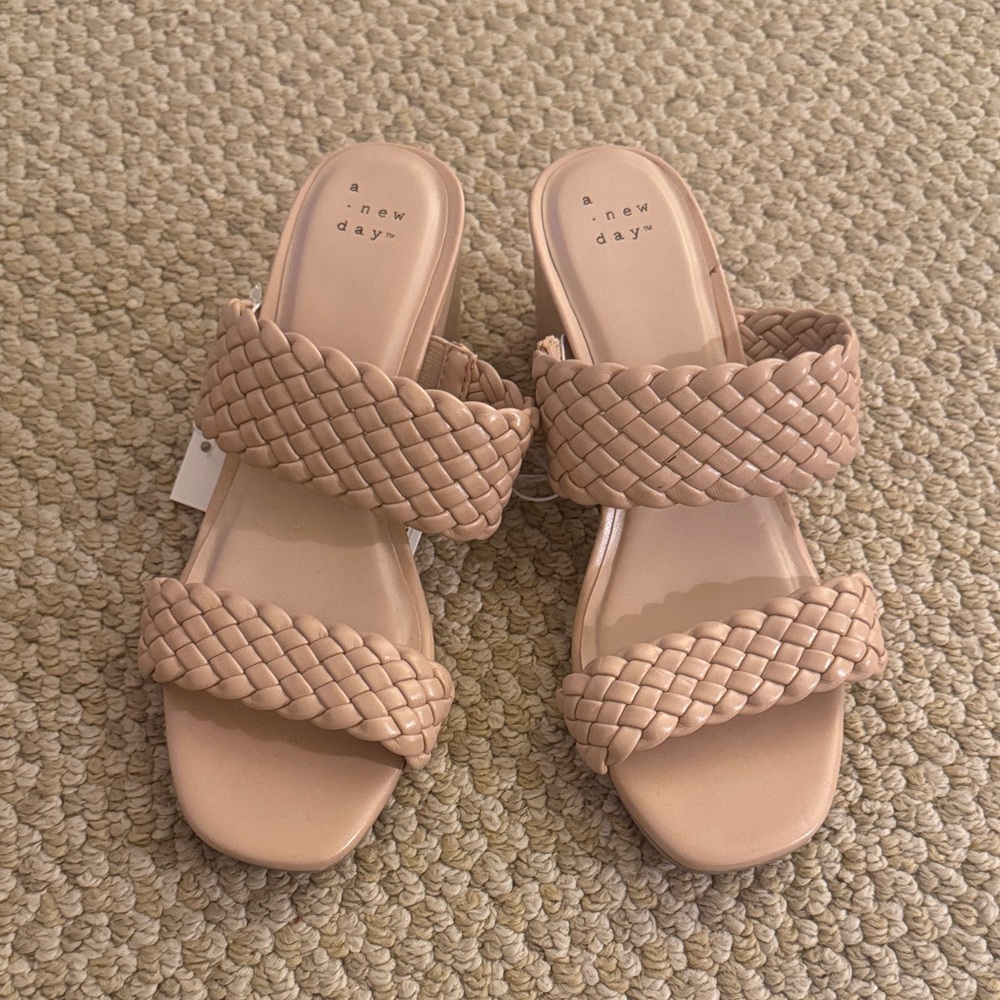 A New Day Braided Nude Sandals